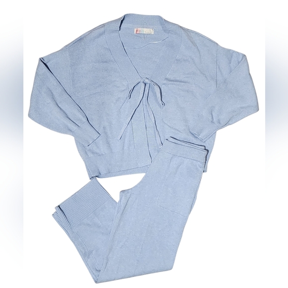 FP Beach Solar Sweater Set XS Light Blue NWOT - Picture 2 of 10